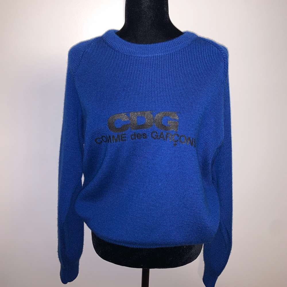 Good Design Shop - CDG Blue Knit Sweater